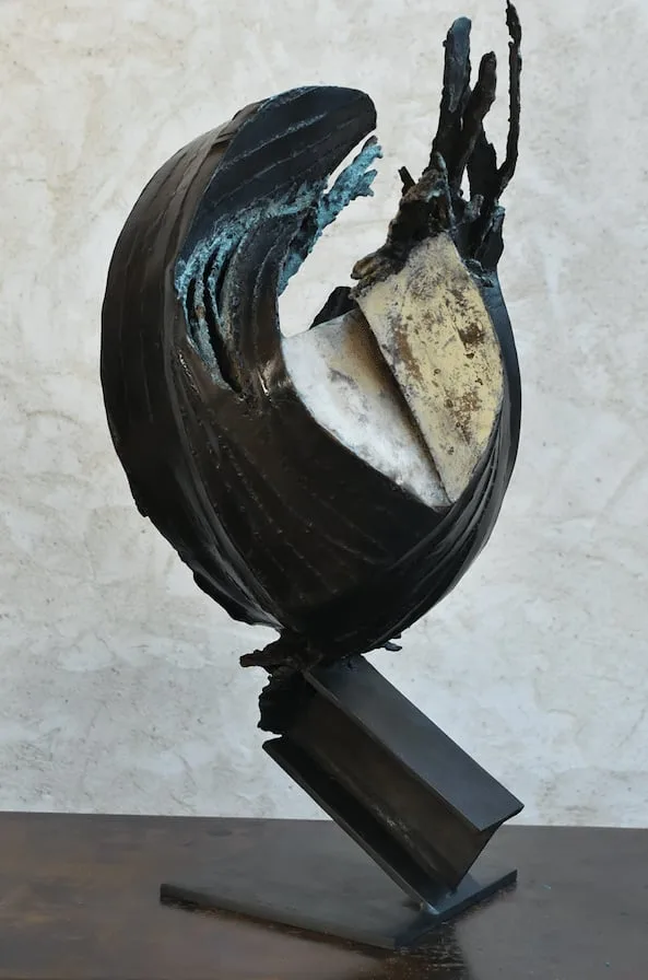 Sculpture Bronze de Julien Allègre : Eclipse, Vue 2