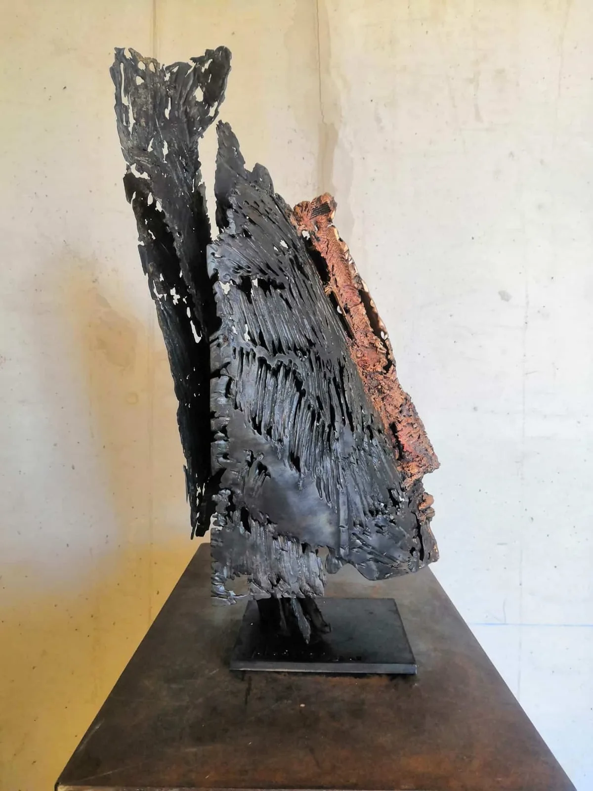 Sculpture Bronze de Julien Allègre : Echo des montagnes, Vue 2