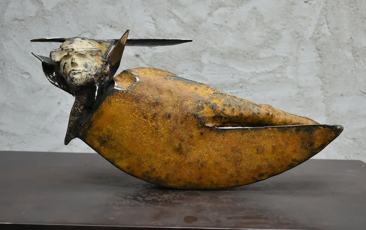 Sculpture bronze de Julien Allègre : Equinoxe