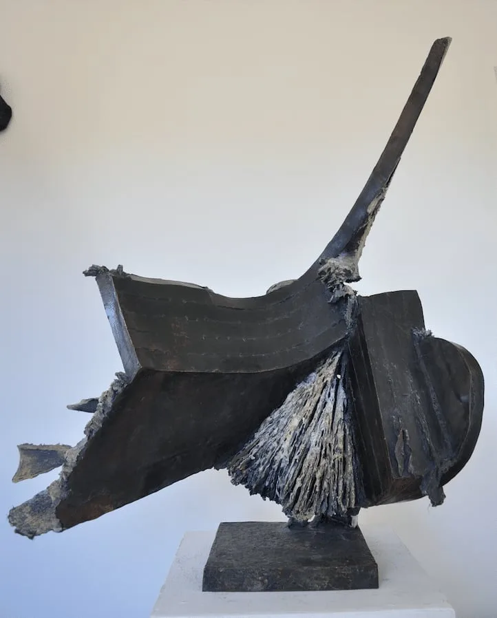 Sculpture bronze de Julien Allègre : Femme et la mer, Vue 2