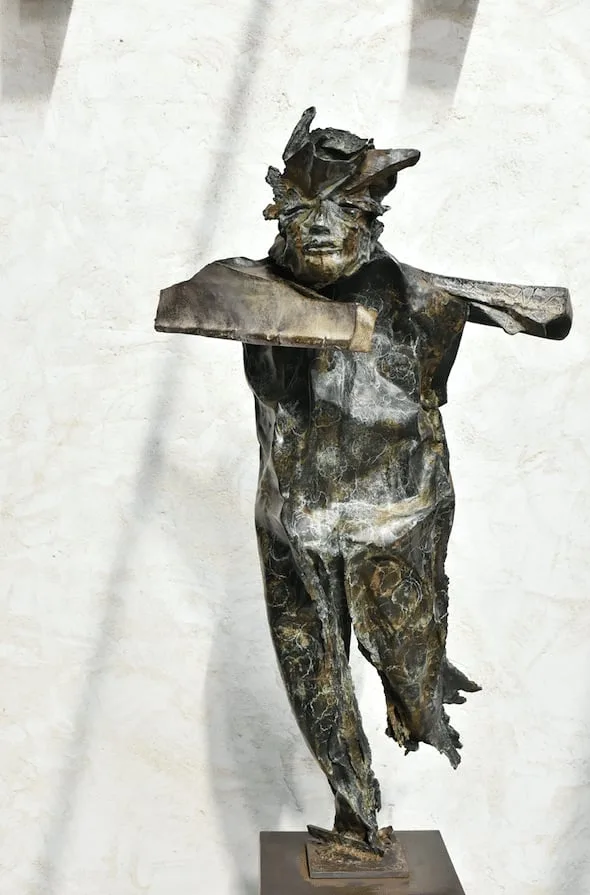 Sculpture Bronze de Julien Allègre : Man go, Vue 4
