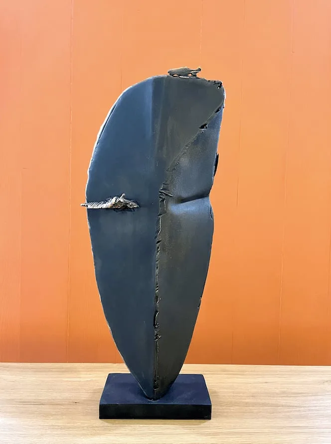Sculpture unique de Julien Allègre : Masque Oeil de lumière