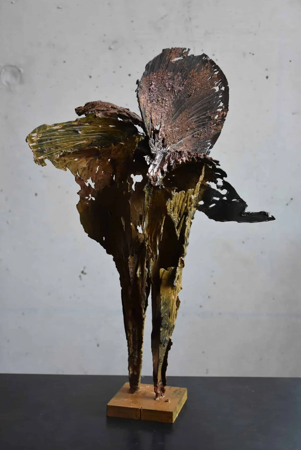 Sculpture métallisation sur acier de Julien Allègre : Être coraux