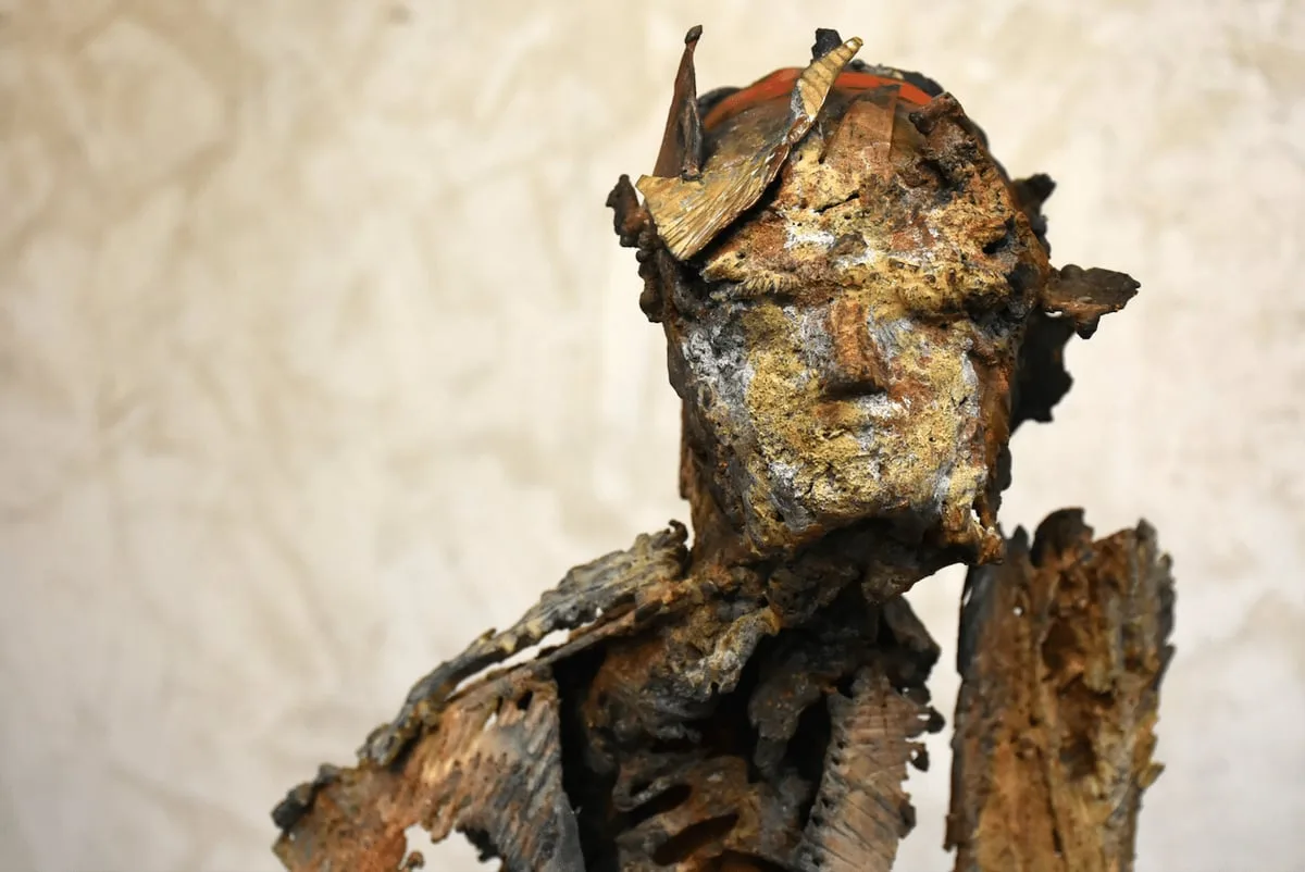 Sculpture unique de Julien Allègre : L'Attente