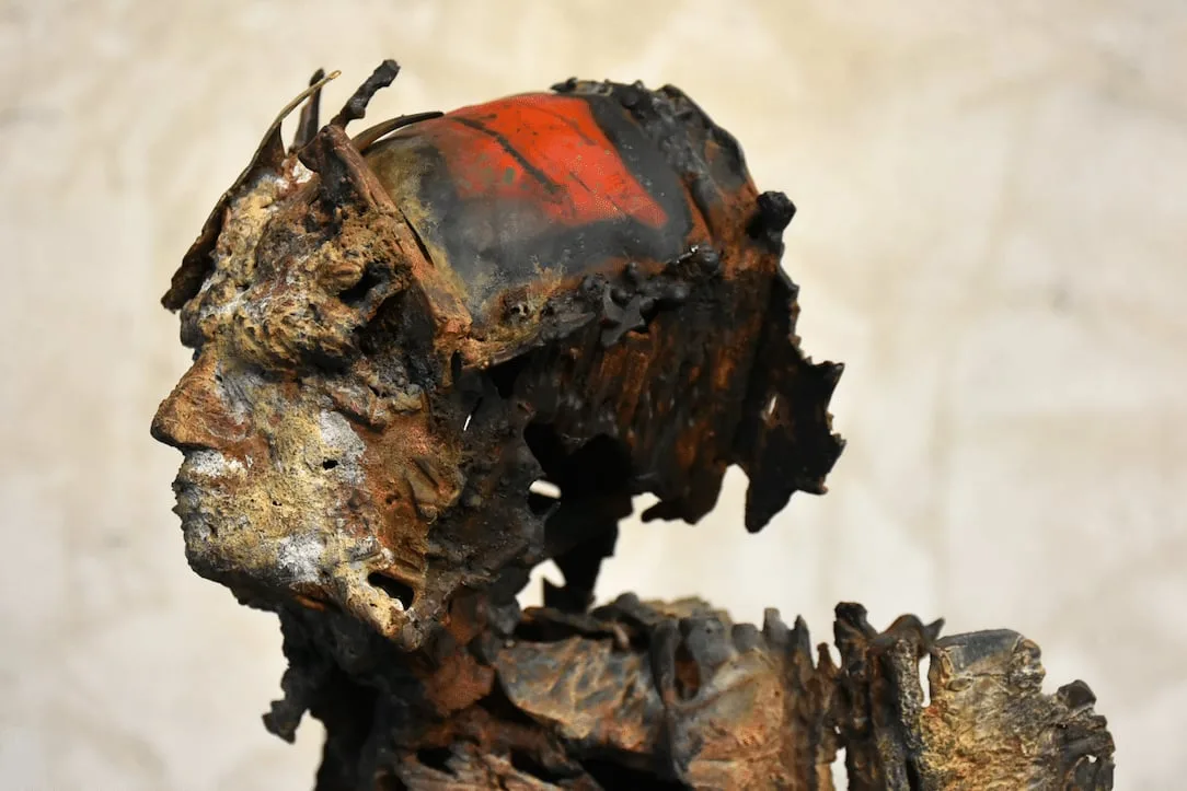 Sculpture unique de Julien Allègre : L'Attente, Vue 2