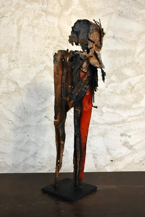 Sculpture unique de Julien Allègre : L'Attente, Vue 3