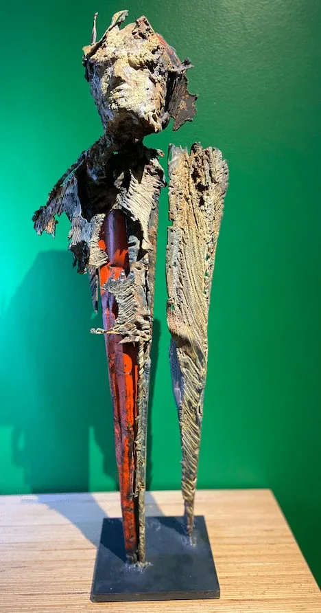 Sculpture unique de Julien Allègre : L'Attente, Vue 4