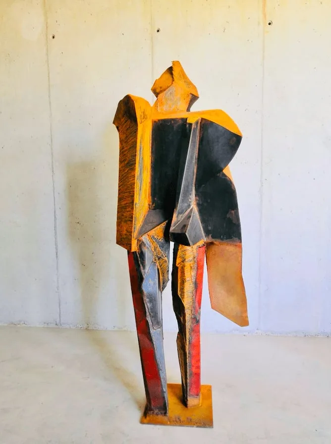 Sculpture monumentale unique de Julien Allègre : Transmutation, Vue 4