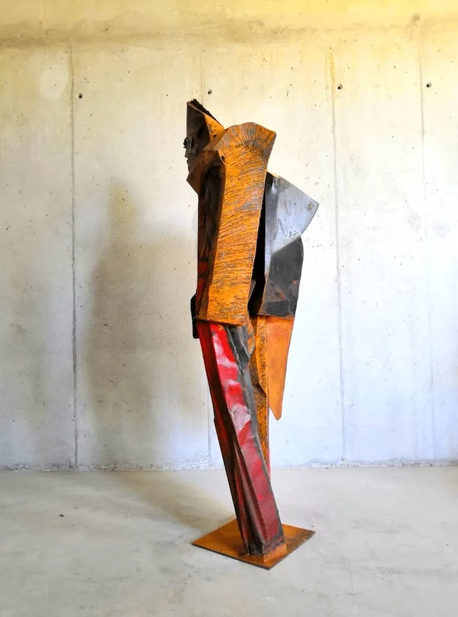 Sculpture monumentale unique de Julien Allègre : Transmutation, Vue 5