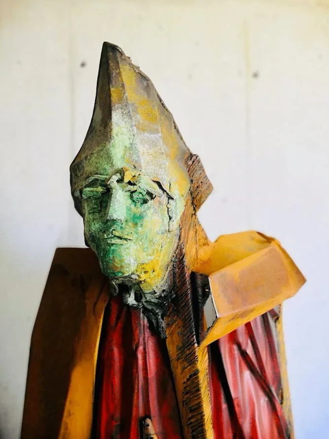 Sculpture monumentale unique de Julien Allègre : Transmutation, Vue 6