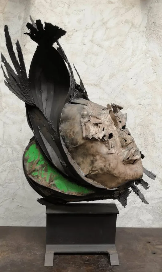 Sculpture unique de Julien Allègre: Mata, Vue 3