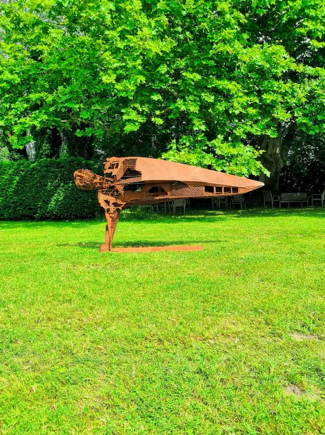 Sculpture unique de Julien Allègre : Équilibre illusoire, Vue 4