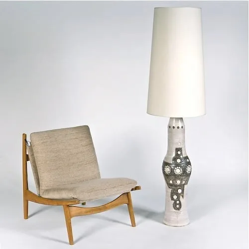 Pair of ceramic Georges Pelletier lamps, View 2