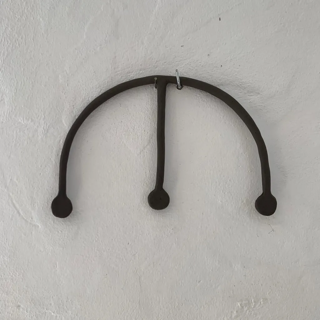 Black ceramic alphabet by Natalie Rich, View 3