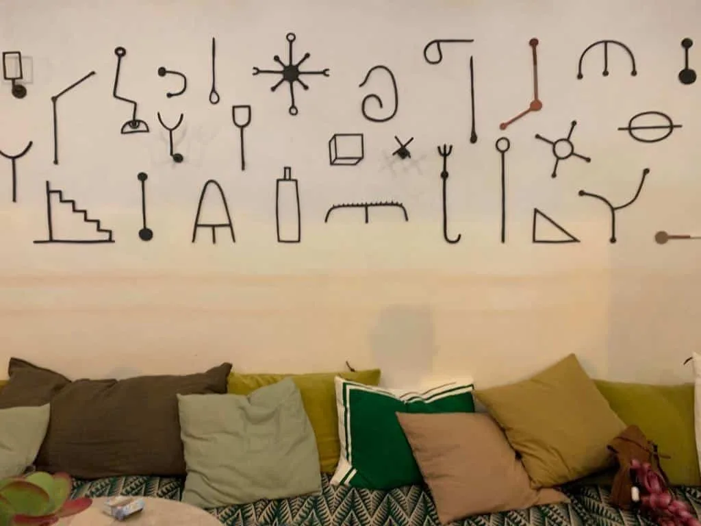 Black ceramic alphabet by Natalie Rich, View 4