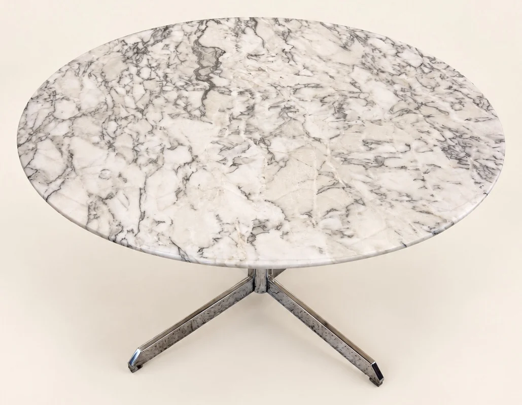 Table Florence Knoll à plateau en marbre