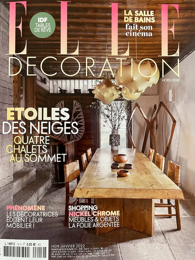 Elle Décoration, Soleil lamp in Elle Décoration