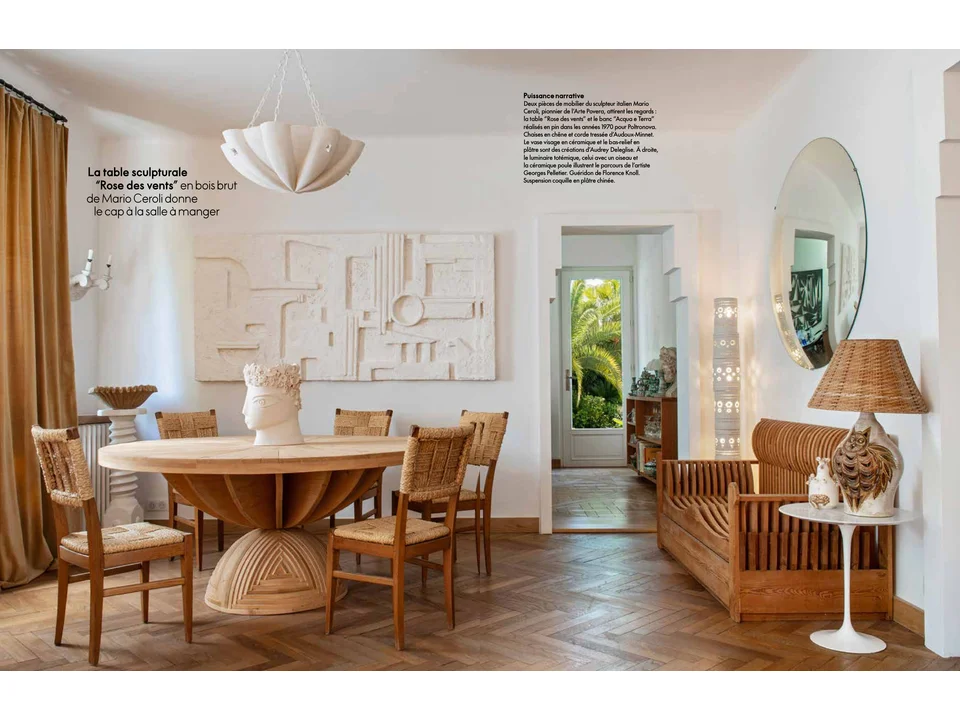 ELLE Décoration, Georges Pelletier dans une maison du Pays basque