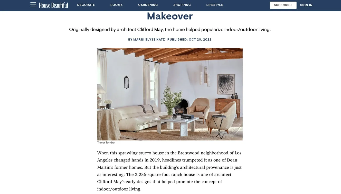 House Beautiful, Pelletier pendants in Makeover