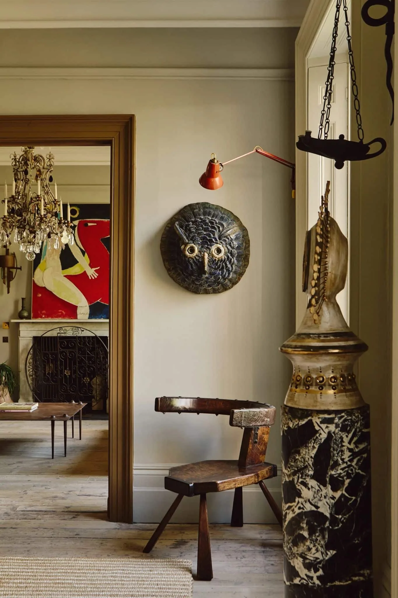 World of Interiors, A unique 1960s Soleil lamp in Chatham